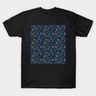 Oceanic life pattern T-Shirt